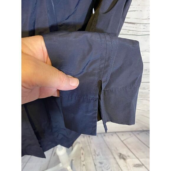 Eileen Fisher Navy Windbreaker Size XS - Picture 10 of 11